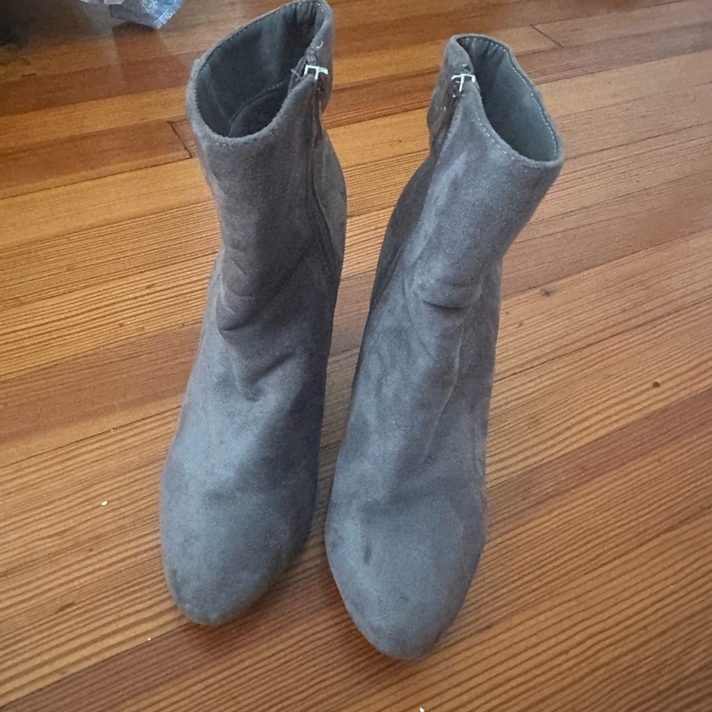 PrettyLittleThing Charcoal Ankle Booties